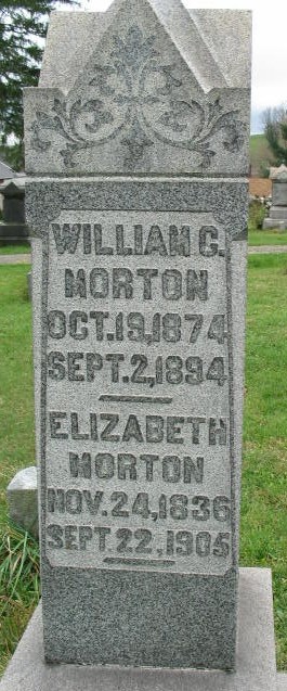 William C. Morton tombstone